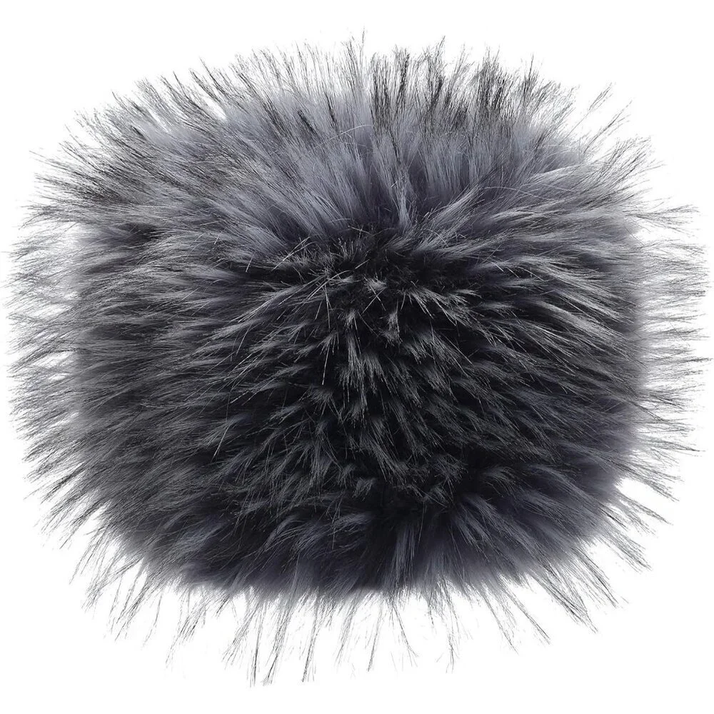 Women Grey With Tips Warm Winter Hat Faux Fur Russian Cossack Style